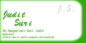 judit suri business card